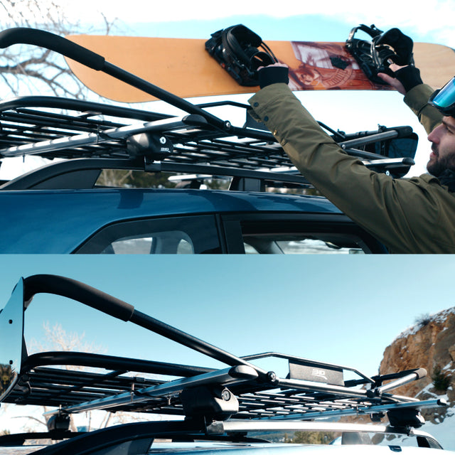 TRANSFORMING CAR ROOF BASKET