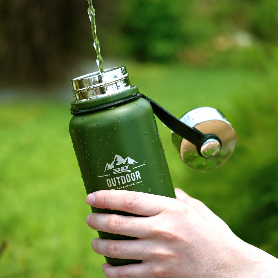 3D Green Thermal Bottle