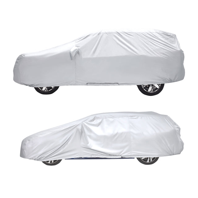 SILVER CAR COVER – SEDAN & WAGON & SUV