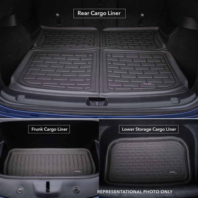 KIA RIO SEDAN BLACK CARGO LINER (STOWABLE) 2012-2017