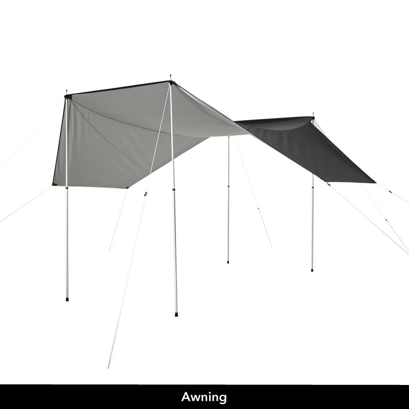 decathlon tent awning 3D MAXpider 6111 - Lightweight Rooftop Side Awning