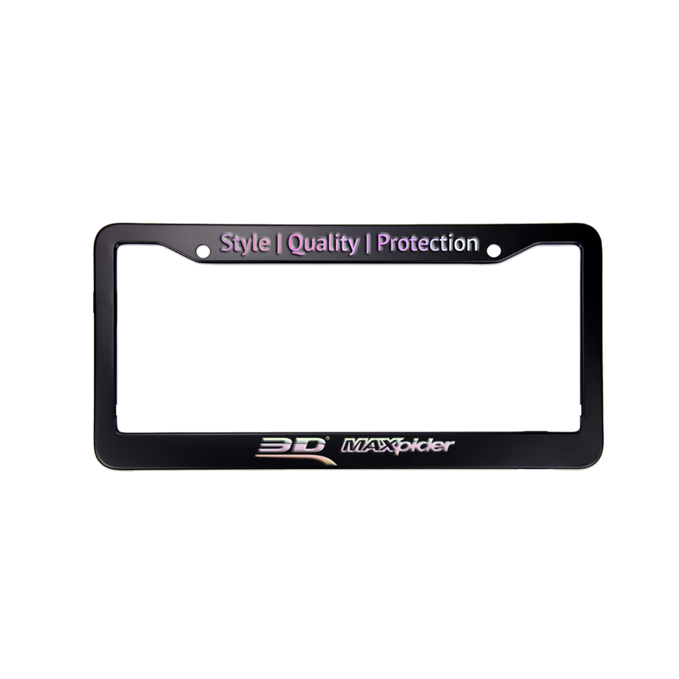 3D MAXpider License Plate Frame - Holographic
