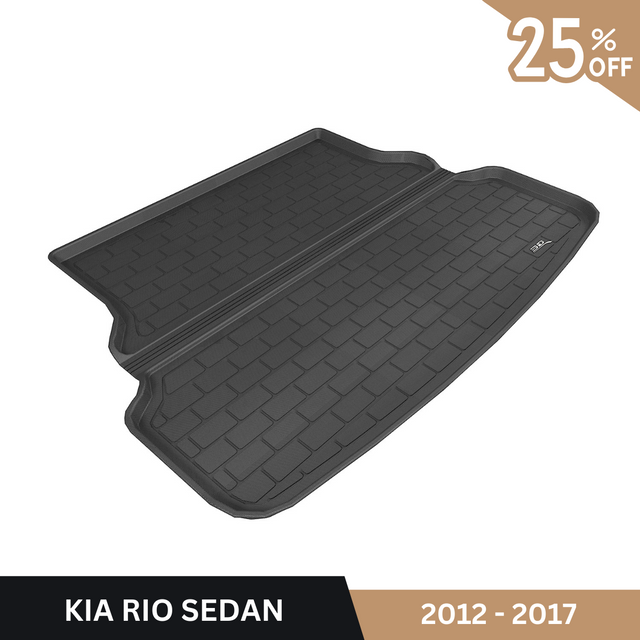 KIA RIO SEDAN BLACK CARGO LINER (STOWABLE) 2012-2017