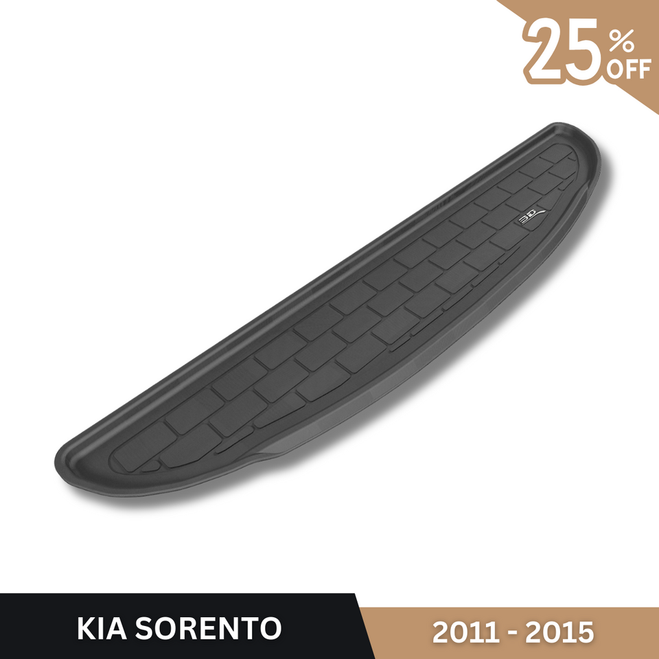 KIA SORENTO BLACK CARGO LINER (BEHIND 3RD ROW) 2011-2015