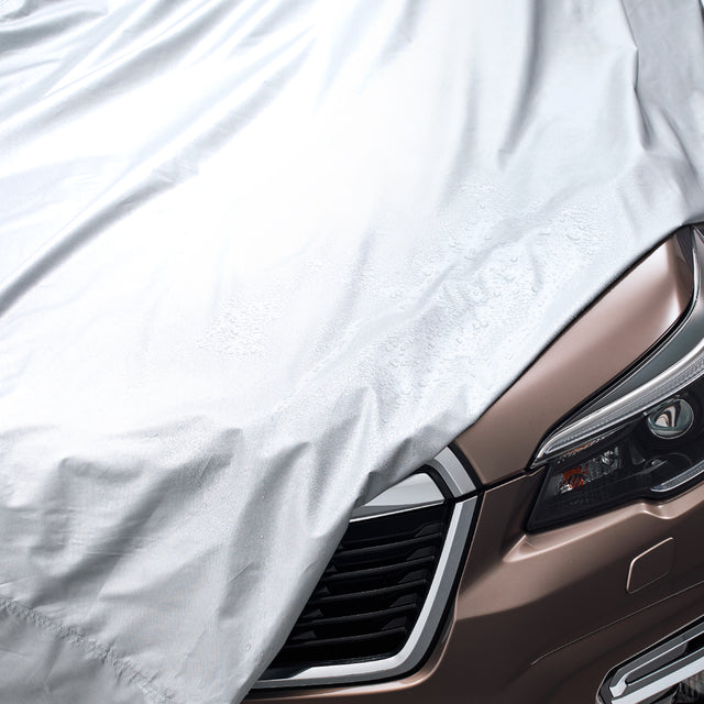 SILVER CAR COVER – SEDAN & WAGON & SUV